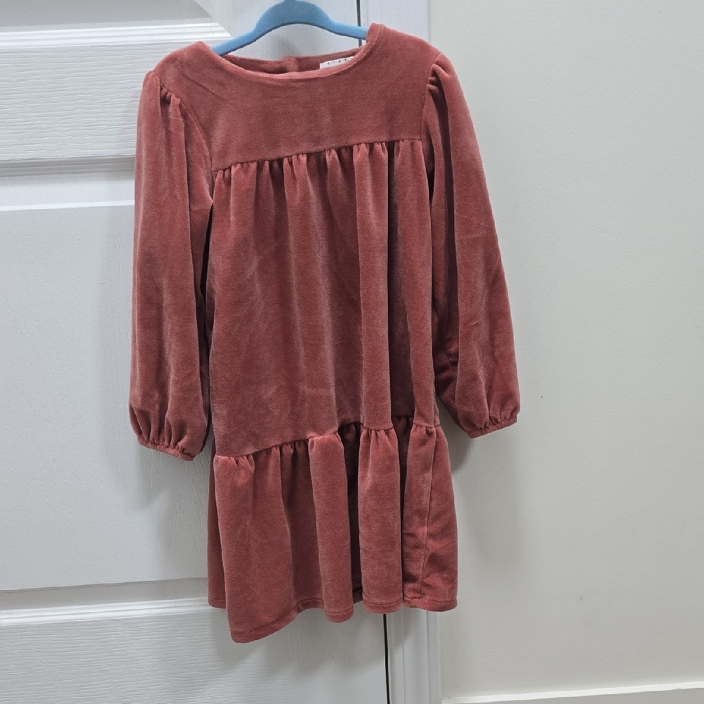 Rise Little Earthling Velour Dress